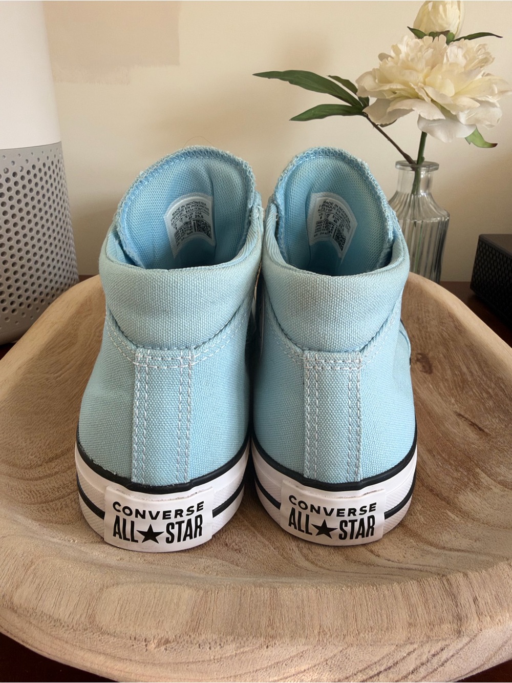 Converse Chuck Taylor All Star Blue Canvas High Top Sneakers Women’s 9 - Picture 5 of 7